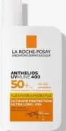 La Roche-Posay Anthelios UVMUNE 400 (Ля Рош-Позе Антгелиос) флюид для лица солнцезащитный невидимый Флакон (SPF 50+) 50мл в СПБ (Санкт-Петербурге) от Линия Здоровья Орджоникидзе