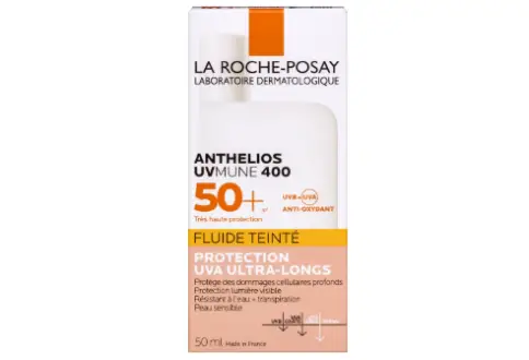 La Roche-Posay Anthelios UVMUNE 400 (Ля Рош-Позе Антгелиос) флюид солнцезащитный тонирующий Флакон (SPF 50+) 50мл произодства Ля Рош Позе