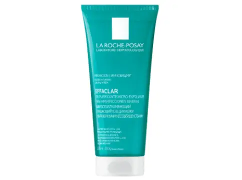 La Roche-Posay Effaclar (Ля Рош-Позе Эффаклар) гель очищающий микроотшелушивающий Туба 200мл произодства Ля Рош Позе
