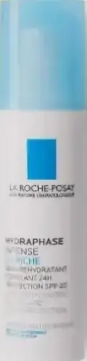 La Roche-Posay Hydraphase Intense UV Riche (Ля Рош-Позе Гидрафаз UV Интенс UV Риш) крем увлажняющий для нормальной и сухой кожи лица шеи и зоны декольте Туба (SPF 25) 40мл произодства Ля Рош Позе