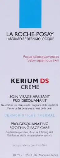 La Roche-Posay Kerium DS (Ля Рош-Позе Кериум ДС) крем, крем для лица, для кожи, склонной к себорейному дерматиту Туба 40мл произодства Ля Рош Позе