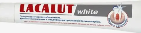 Лакалют Уайт Зубная паста 50г произодства Натурварен Др.Петер Тайс