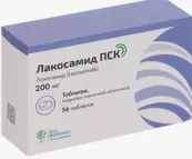 Лакосамид Таблетки п/о 200мг №56 от ПСК Фарма ООО