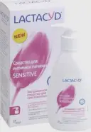 Лактацид Фарма Средство для интимной гигиены для чувствительной кожи, склонной к раздражениям Lactacyd Pharma Sensitive Флакон с дозатором 250мл в Одинцово от Аптека Диалог Одинцово Любы Новоселовой бульвар
