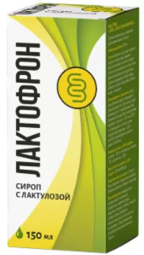 Лактофрон Лактулоза Сироп 150мл произодства Мирролла ООО