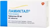 Ламиктал Таблетки 25мг №30 от СмитКляйн