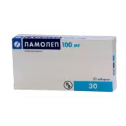Ламолеп Таблетки 100мг №30 от ЗДОРОВ ру Домодедовская