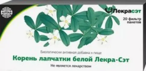 Лапчатка белая корень Фильтр-пакеты 1.5г №20 в Подольске