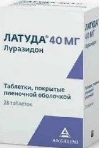 Латуда Таблетки п/о 40мг №28 произодства Анжелини Франческо