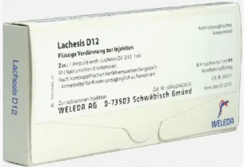Лахезис D12 Ампулы 1мл №10 произодства Не определен