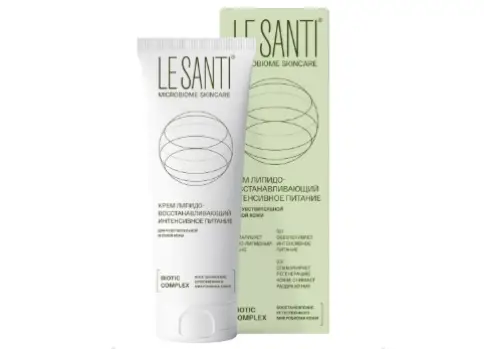 Le Santi Ле Санти Крем липидовосстанавливающий интенсивное питание для лица и тела Туба 200мл произодства Вертекс ЗАО
