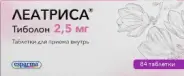 Леатриса Таблетки 2.5мг №84 от ЗДОРОВ ру Домодедовская