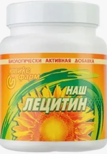 Лецитин Наш Порошок 300г произодства Ювикс Фарм ООО