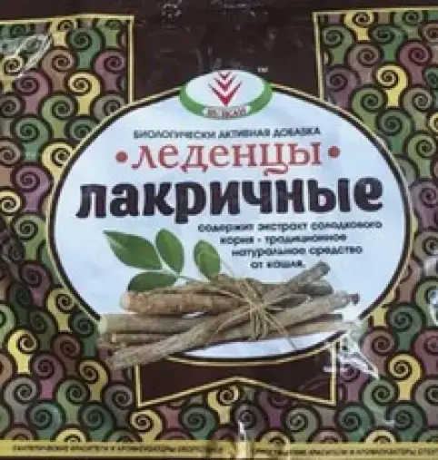 Леденцы лакричные б/сах.