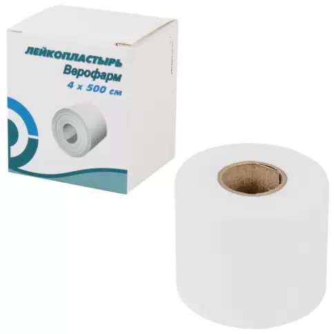 Лейкопластырь Рулон 4х500см произодства Верофарм ЗАО
