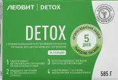 Леовит Детокс Detox программа питания на 5 дней Коробка 585г от Леовит