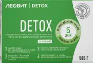 Леовит Детокс Detox программа питания на 5 дней Коробка 585г от ЗДОРОВ ру Домодедовская