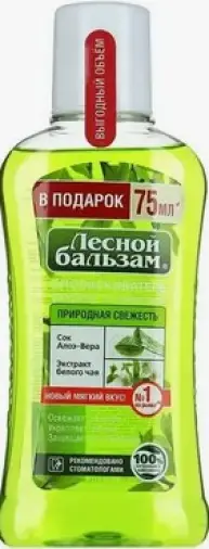 Лесной бальзам Природная свежесть алоэ/белый чай Ополаск.д/пол.рта 400мл