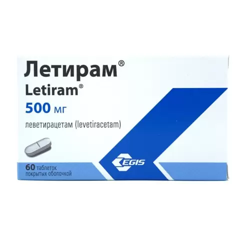 Летирам Таблетки п/о 500мг №60 в Ростове-на-Дону