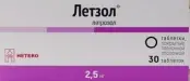 Летзол Таблетки п/о 2.5мг №30 от Хетеро Лабс Лтд.