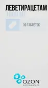 Леветирацетам Таблетки 1г №30 от Озон ФК ООО