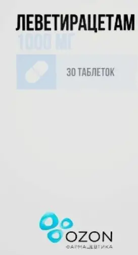 Леветирацетам Таблетки 1г №30 произодства Озон ФК ООО