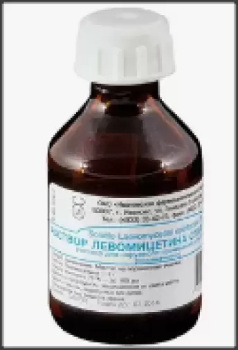 Левомицетина спирт.р-р Флакон 1% 25мл произодства Ф. фабрика (Иваново)