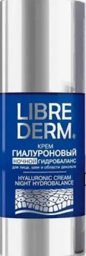 Либридерм Гиалуроновый крем для лица ночной гидробаланс Librederm Hyaluronic