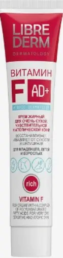 Либридерм Витамин F крем жирный Туба 50мл произодства Дина плюс ООО
