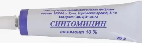Линимент синтомицина Флакон 1% 25г