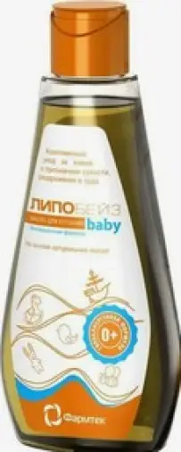 Липобейз Беби масло детское для купания Флакон 200мл произодства Зелёная дубрава ЗАО