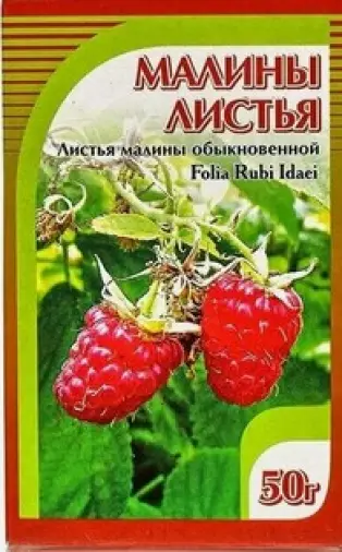 Лист малины