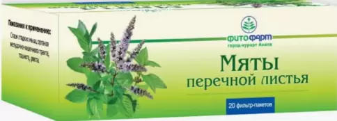 Лист мяты перечной