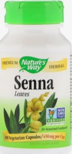 Лист сенны Капсулы вегетарианские 450мг №100 произодства Нэйчерс Уэй
