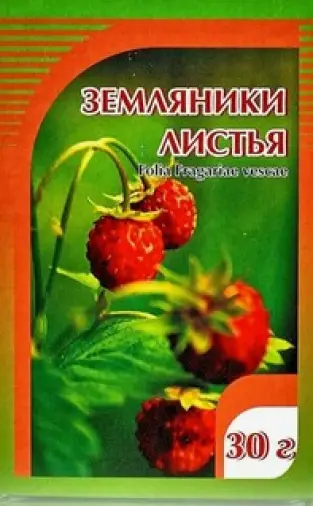 Лист земляники Упаковка 30г произодства Хорст Компания ООО