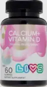 Livs Кальций+Вит.Д3 со вк.сах.ваты, фруктов, ягод Пастилки жеват. №60 от Maya Food Industries ltd (Майя Фуд)