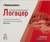 Логацер Р-р для в/в и в/м введ. 250мг/мл 4мл №10 от Биосинтез ОАО