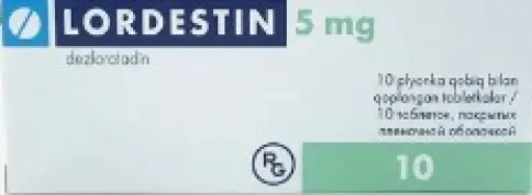 Лордестин Таблетки 5мг №10 произодства Гедеон Рихтер