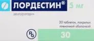 Лордестин Таблетки 5мг №30 от ЗДОРОВ ру Царицыно