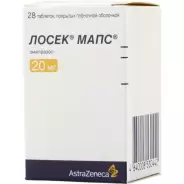 Лосек МАПС Таблетки 20мг №28 от ГОРЗДРАВ Аптека №207