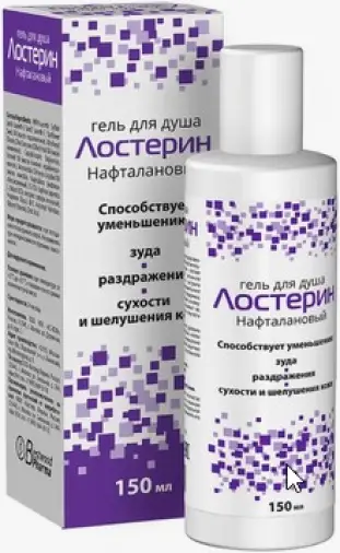 Лостерин гель для душа нафталановый