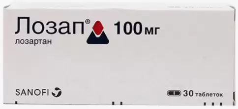 Лозап Таблетки п/о 100 мг №30