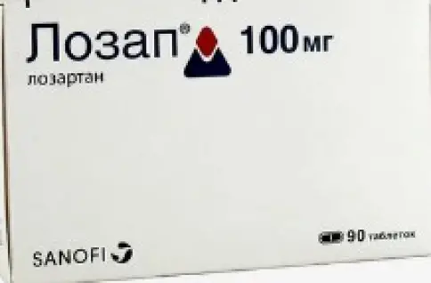 Лозап Таблетки п/о 100мг №90 произодства Санофи