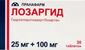 Лозаргид Таблетки п/о 25мг+100мг №30 от Пранафарм ООО