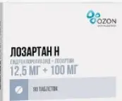 Лозартан-Н Таблетки 12.5мг+100мг №90 от Озон ФК ООО