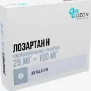 Лозартан-Н Таблетки 25мг+100мг №30 от Аптека Ваша №1 Новодмитровская 2 корп6