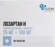Аналог Лориста НД: Лозартан-Н