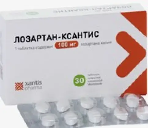 Лозартан Таблетки 100 мг №30
