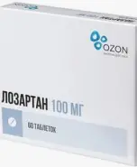 Лозартан Таблетки 100мг №60 от ЗДОРОВ ру Царицыно