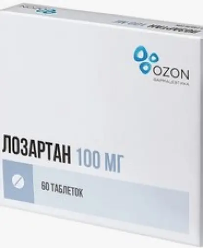 Лозартан Таблетки 100мг №60 в Энгельсе